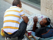 Homeless Jaffa Street Jerusalem